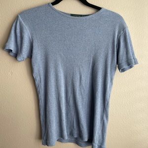 JCrew, periwinkle shirt